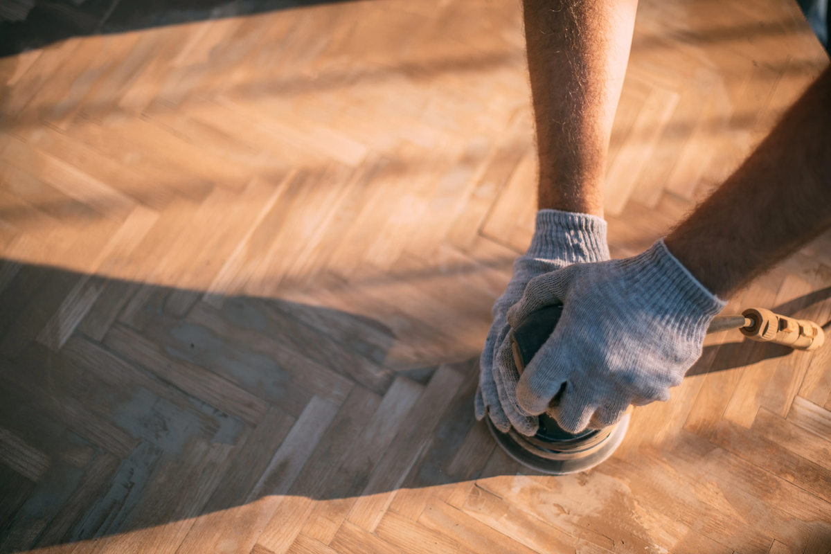 Refinishing hardwood flooring in San Diego CA