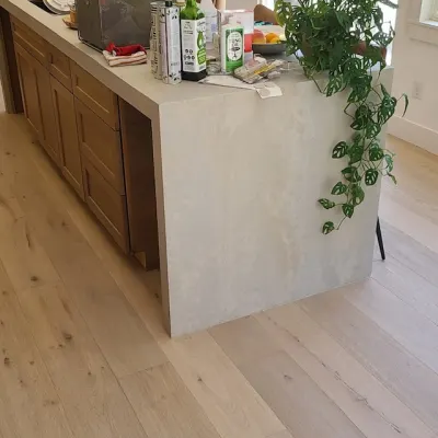 Kitchen with durable hardwood flooring in San Diego