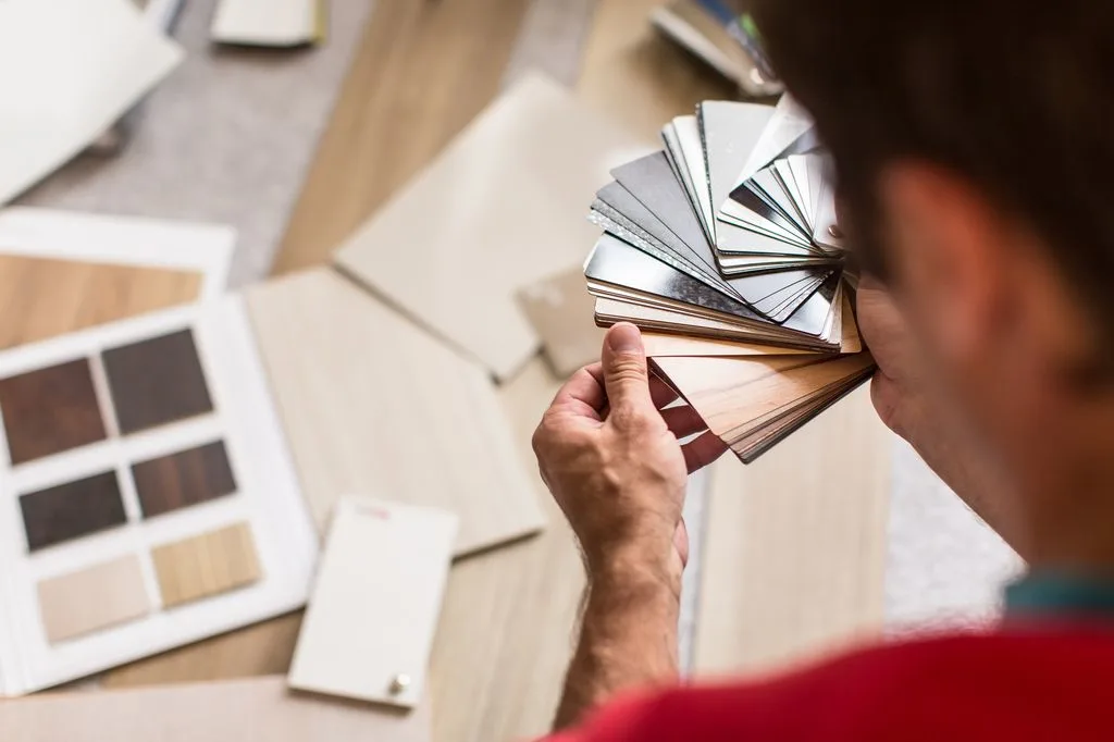 Browsing flooring and design samples