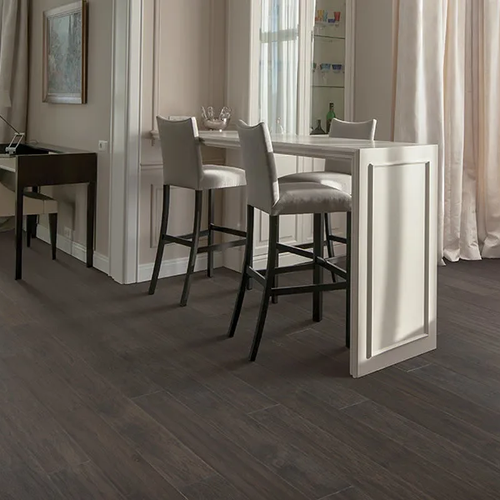 Traditional home with wood flooring
