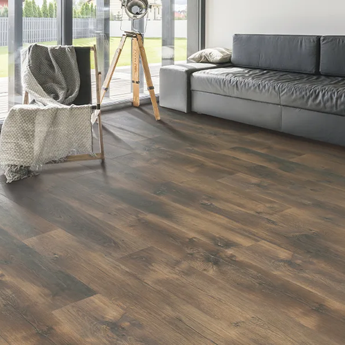 Industrial style home in La Jolla CA with new flooring