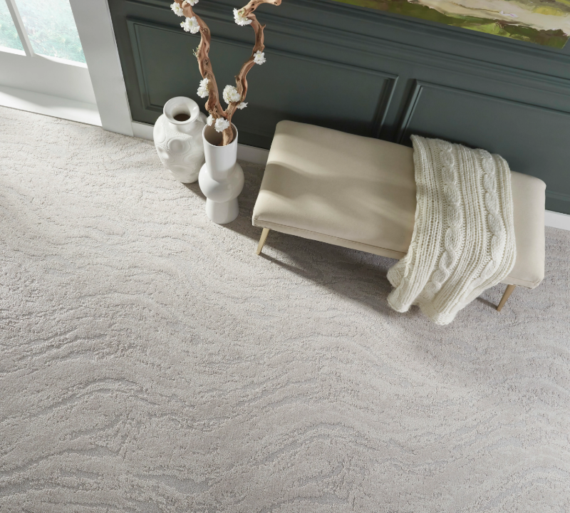 Fabrica textured carpet at Geneva Flooring