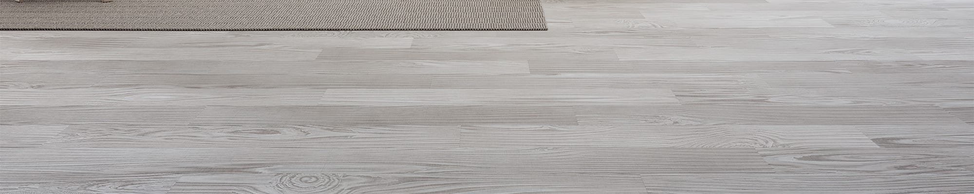 Grey LVP wood look flooring