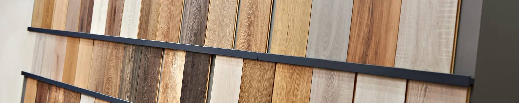 Flooring samples display in a San Diego CA Showroom
