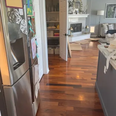 San Diego CA home with wood floors