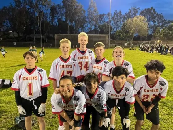 Football team sponsored by Geneva Flooring