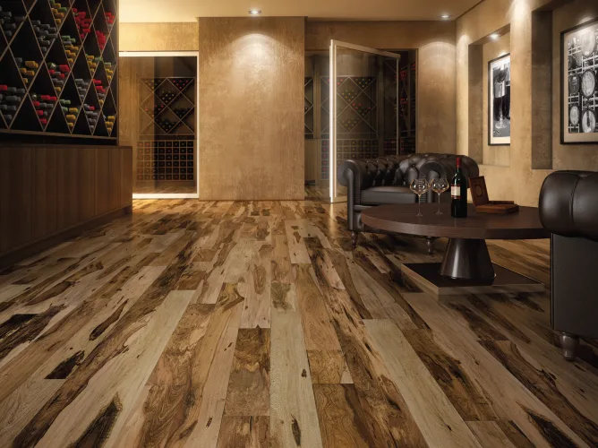 Rustic Brazillian Flooring in San Diego by Indusparquet