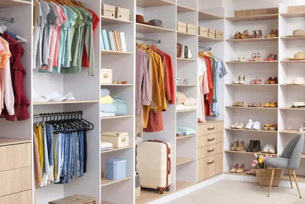 Closet organizer storage in San Diego