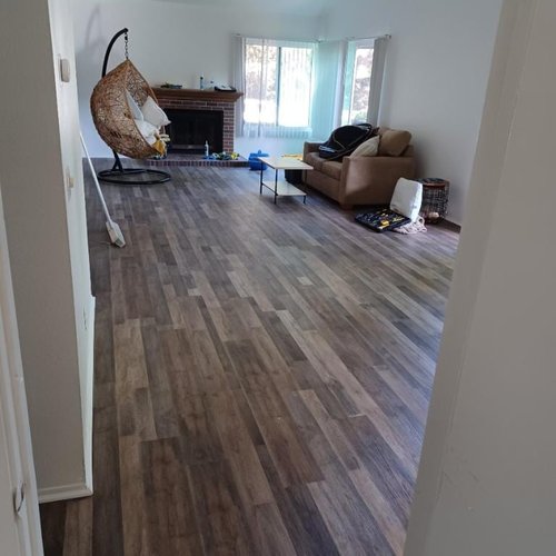 Proximity Mills flooring in a rustic California home