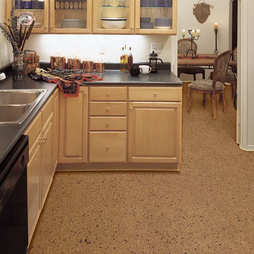 Cork floors in a La Jolla CA home