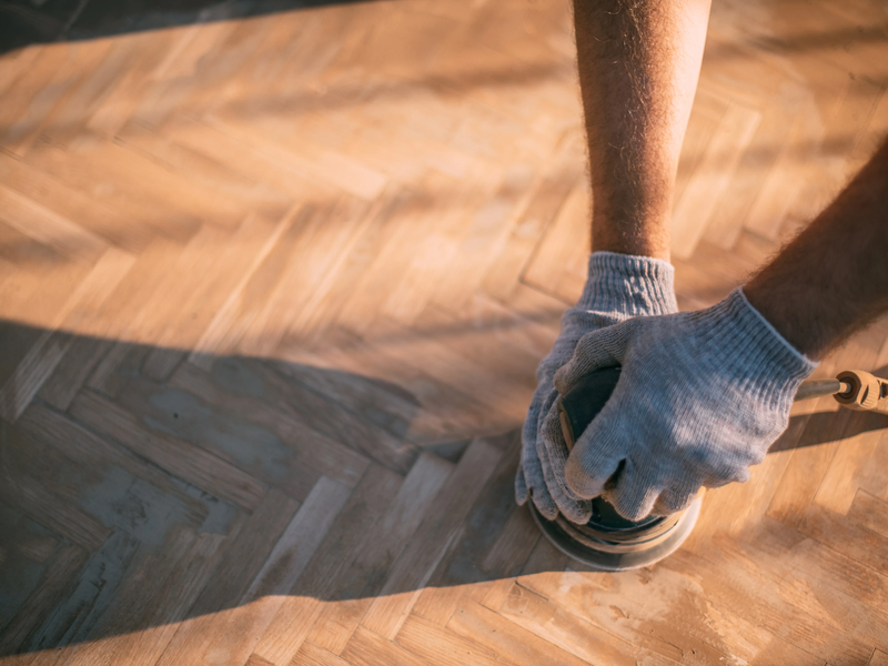 Refinishing hardwood flooring in San Diego CA