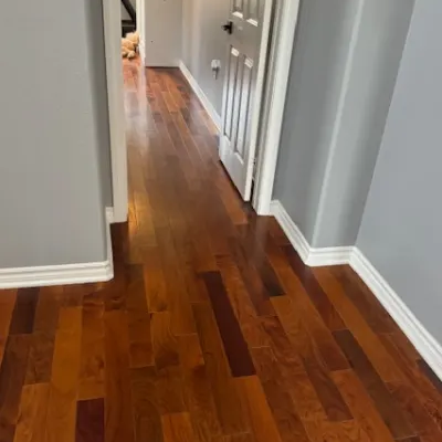 San Diego home with wood floors